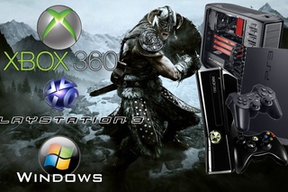Elders Scroll’s Skyrim - Xbox 360, Ps3 & PC comparison