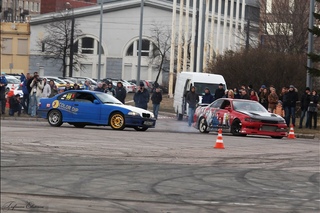 ROUND-X Дрифт шоу СКК “Мир автомобиля“ 5 апреля 2015г