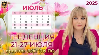 Тенденция недели и дня 21- 27 июля