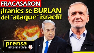 VIDEO VIRAL: Así reaccionaron en Irán! Ataque israelí no les hizo ni cosquillas!
