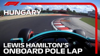 Lewis Hamilton’s Onboard Pole Lap | 2021 Hungarian Grand Prix | Pirelli