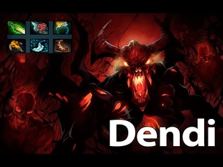 Dendi Shadow Fiend  gameplay. Full game