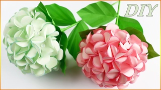 NEW!3D Paper FlowersPaper Hydrangea DIY/3D origami