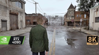 8K Silent Hill 2 without Fog looks Photoreal! 8K NextGen graphics - Ultra+ Raytracing BAL