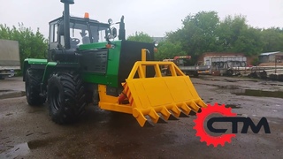 Трактор Т-150К ХТЗ с корчевателем. Ремонт произвели в г. Чебоксары. Ремзавод СТМ