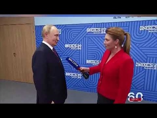 Владимир Путин интервью после саммита БРИКС 2024 #Россия #КНДР #Казань