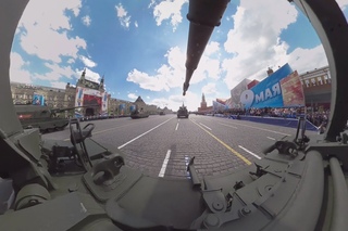 Видео 360: Самоходная гаубица Коалиция-СВ на Красной площади
