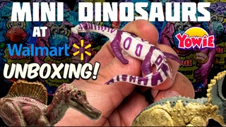 NEW MINI DINOSAURS at Walmart!!! Yowie Dinosaur figures!!!