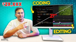Best 27 Inch 2K Monitor For Gaming, Trading, Video Editing & Coding Under Rs 30000 | BenQ GW2790QT