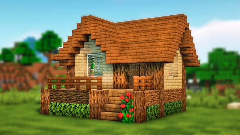 стартовый дом. домики для майнкрафта. начальный домик в майнкрафте. деревянные домики в майнкрафте. красивый дом в майнкрафте.