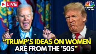 Joe Biden LIVE: Biden Angrily Rebukes Trump, Calling Him a Loser in Pennsylvania | Kamala | N18G