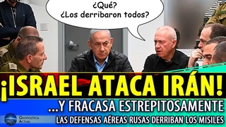 ISRAEL ATACA IRN! ...Y FRACASAN ESTREPITOSAMENTE. LAS DEFENSAS AREAS RUSAS DERRIBAN LOS MISILES