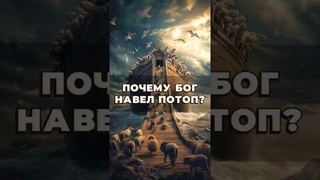 Почему Бог навел потоп(Бытие 6:13-22 )(Нейросеть) #библия