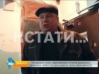 Правдивая ложь  - обвиняемому в ванадлизме пришлось через суд доказывать невиновность.