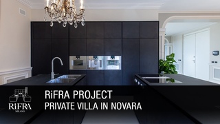 Villa di design a Novara, arredata con Cucina e bagni RiFRA
