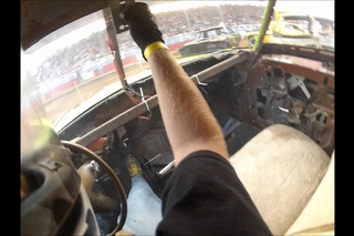 2012 Ozark Demolition Derby Spring Challenge, May 12, 2012. Driver helmet camera