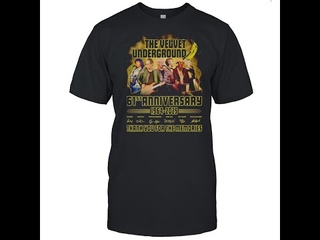 The Velvet Underground 61st Anniversary 1964 2025 Thank You For The Memories Shirt