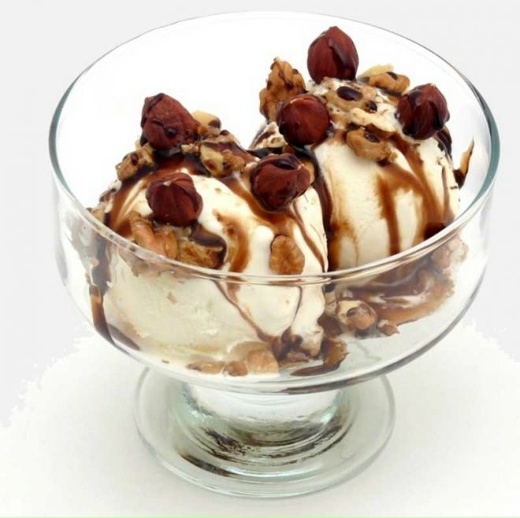 Скачать обои мороженое, орехи, мята, десерт, Oxana Denezhkina, раздел еда в разр