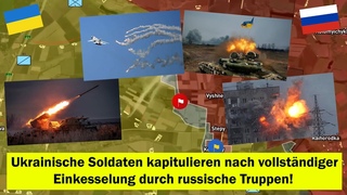 MassenkapitulationUkrainische Truppen ergeben sich Russische Falle schnappt zu Ukraine Krieg
