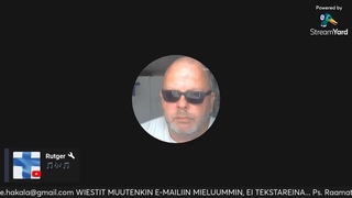 SU 18  Vieraana Petri Paavola n. klo: 19, aloitellaan Ahviolla & Metsmell...