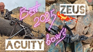 Новые Луки ZEUS & ACUITY - лучший блочный и рекурсивный луки для охоты и спорта на 2025 год