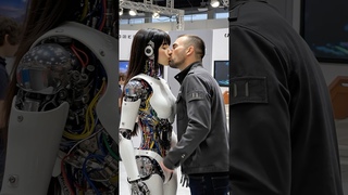 Guy Tries Out the Newest Girlfriend Robot at the Expo