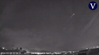 Un blido artificial, posiblemente un misil, sobrevol el espacio areo espaol ayer