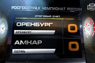 Обзор матча: Футбол. РФПЛ. 3-й тур. Оренбург - Амкар 0:0