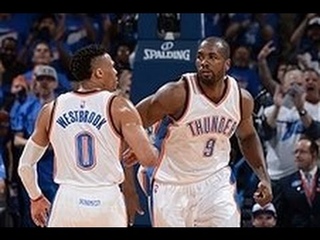 Serge Ibaka Puts Festus Ezeli on a Poster with the Huge Dunk #NBANews #NBAPlayoffs #NBA